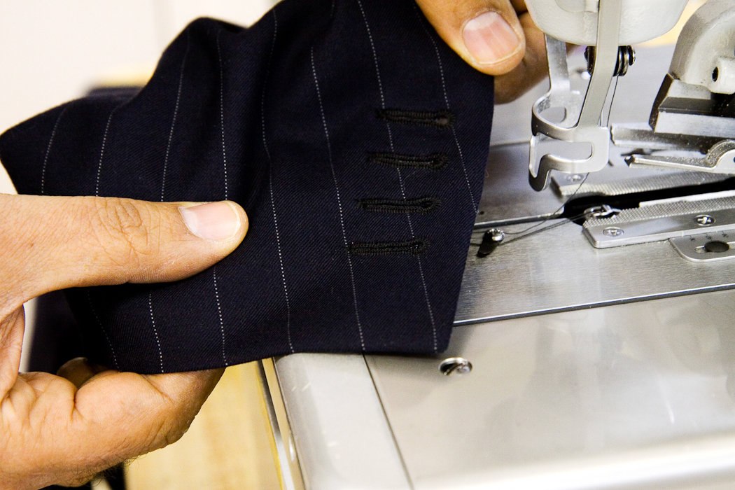 Measuring a trouser hem